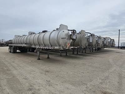 Dragon Tandem Axle Aluminum Vacuum Tank Trailer - Air Ride, Fixed Axle