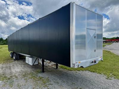 Benson 524 53x102 Tandem Axle Aluminum Curtain Side Trailer - Air Ride, Sliding Spread Axle