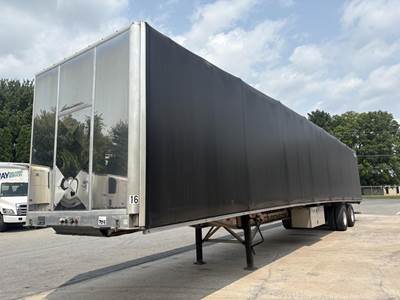 Benson 524 53x102 Tandem Axle Aluminum Curtain Side Trailer - Hendrickson, Sliding Axle