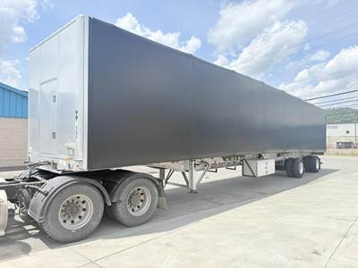 Benson 53x102 Tandem Axle Aluminum Curtain Side Trailer - Air Ride, Sliding Spread Axle