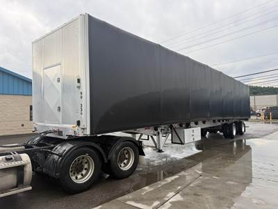 Benson 53x102 Tandem Axle Aluminum Curtain Side Trailer - Air Ride, Sliding Spread Axle