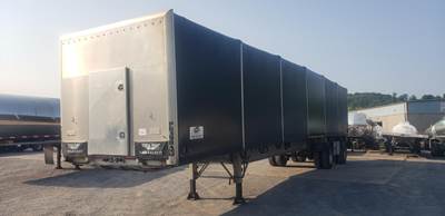 MAC ALUMINUM FLAT W/ MERLOT TARPING SYSTEM Curtain Side Trailer