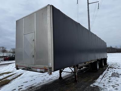 MAC TRI AXLE FLATBED CONESTOGA Curtain Side Trailer