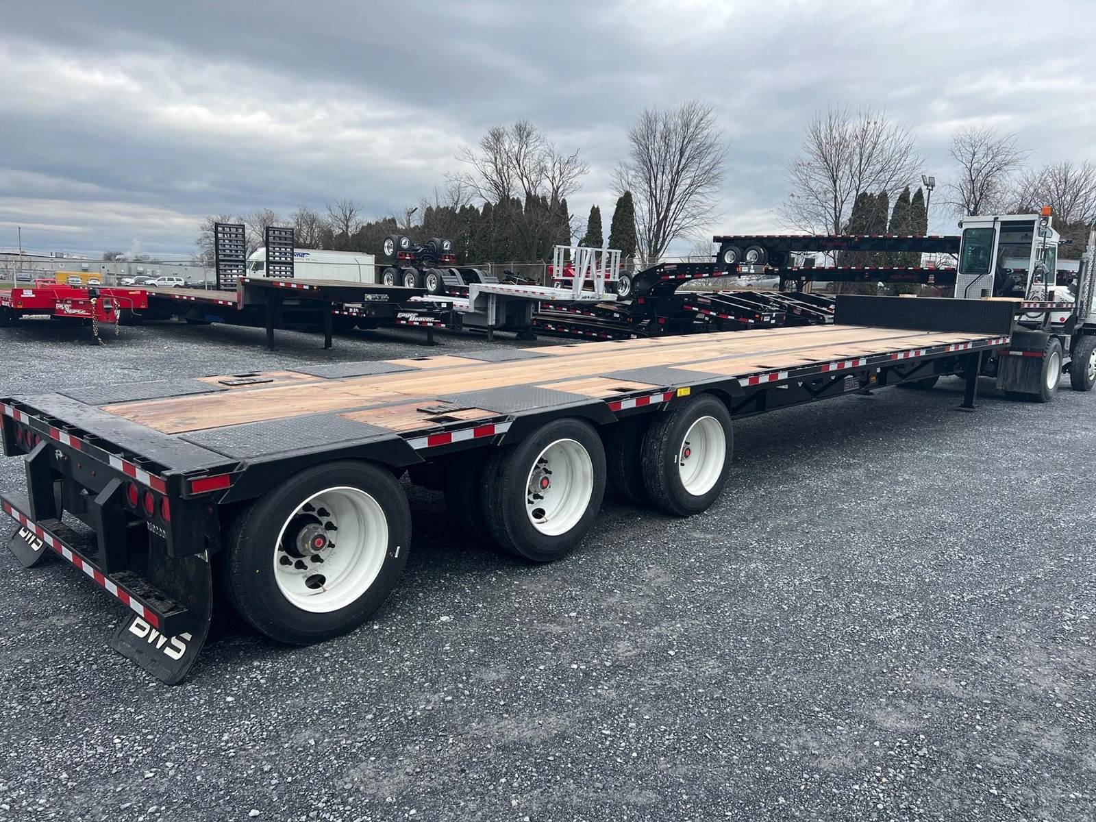 2024 BWS STEEL DROP 3 AXLE MIDDLE LIFT Drop Deck Trailer For Sale
