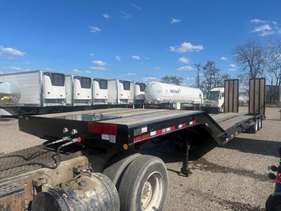Dorsey LB35-33CS W/HYD RAMPS Drop Deck Trailer