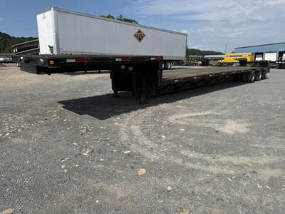 Manac 53x102 Tri Axle Steel Drop Deck Trailer - Air Ride, Fixed Axle