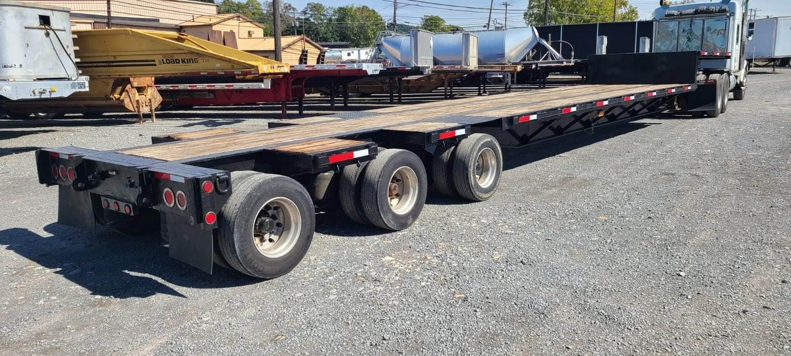 2007 Manac 53x102 Tri Axle Steel Drop Deck Trailer Air Ride For Sale