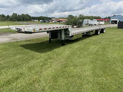 Reitnouer 48x102 Aluminum Drop Deck Trailer - Air Ride, Sliding Spread Axle
