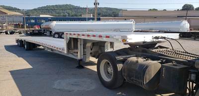 Reitnouer Big Bubba 53x102 Aluminum Drop Deck Trailer - Air Ride, Sliding Spread Axle