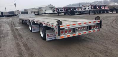 Reitnouer Big Bubba 53x102 Aluminum Drop Deck Trailer - Air Ride, Sliding Spread Axle