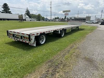 Reitnouer DropMiser 48x102 Aluminum Drop Deck Trailer - Air Ride, Sliding Spread Axle