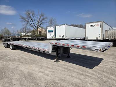 Reitnouer DropMiser 53x102 Aluminum Drop Deck Trailer - Air Ride, Sliding Axle