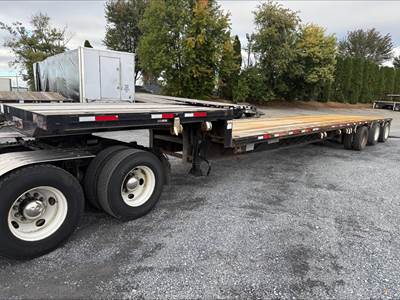 Transcraft DTL-2000 48x102 Tri Axle Steel Drop Deck Trailer - Air Ride, Fixed Axle