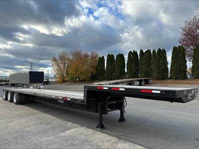 Transcraft DTL-2000 48x102 Tri Axle Steel Drop Deck Trailer - Air Ride, Fixed Axle