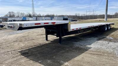 Transcraft 53x102 Combination Drop Deck Trailer - Air Ride, Sliding Axle