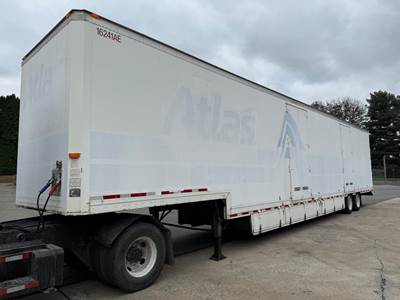 Kentucky 53x102 Tandem Axle Aluminum Drop Frame Trailer - Air Ride, Fixed Axle