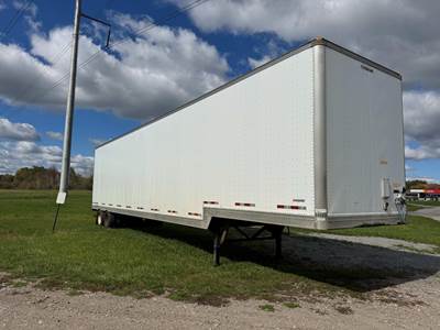 Manac 48 ft Dry Van Trailer - Swing Door, Spring, Fixed Axle