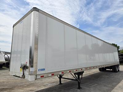 Stoughton Z-Plate 53 ft Dry Van Trailer - Swing Door, Air Ride, Sliding Axle