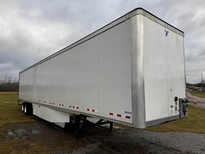 Vanguard VXP 53 ft Dry Van Trailer - Swing Door, Air Ride, Sliding Axle