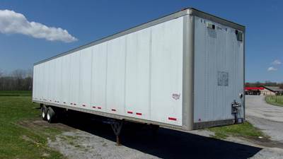 Wabash 53 ft Dry Van Trailer - Swing Door, Air Ride, Sliding Axle
