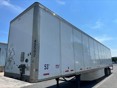 Wabash 53 ft Dry Van Trailer - Swing Door, Spring, Sliding Axle