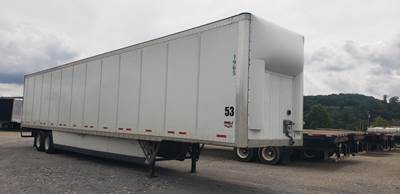 Wabash DuraPlate 53 ft Dry Van Trailer - Swing Door, Air Ride, Sliding Axle