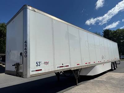 Wabash 53 ft Dry Van Trailer - Swing Door, Spring, Sliding Axle