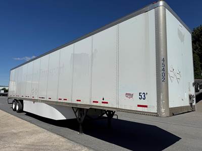 Wabash 53 ft Dry Van Trailer - Swing Door, Spring, Sliding Axle