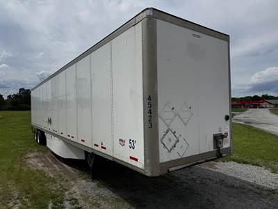 Wabash 53 ft Dry Van Trailer - Swing Door, Spring, Sliding Axle
