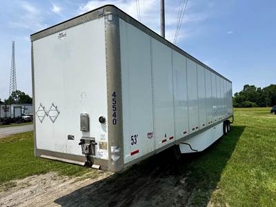 Wabash 53 ft Dry Van Trailer - Swing Door, Spring, Sliding Axle