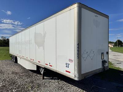 Wabash 53 ft Dry Van Trailer - Swing Door, Spring, Sliding Axle