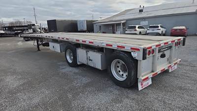 Benson 48x102 Aluminum Flatbed Trailer - Air Ride, Fixed Spread Axle