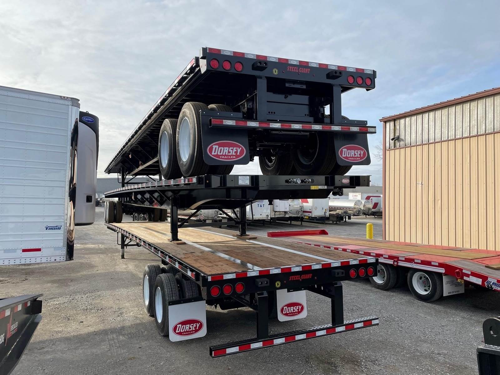 2024 Dorsey 53x102 Steel Flatbed Trailer - Spring, Sliding Axle For Sale |  Cincinnati, OH | RED37942 | MyLittleSalesman.com