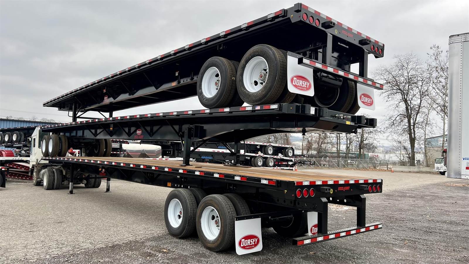 2023 Dorsey 53x102 Steel Flatbed Trailer Spring, Sliding Axle For Sale Lancaster, PA
