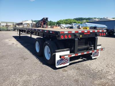 Dorsey 48x102 Steel Flatbed Trailer - Air Ride, Sliding Axle