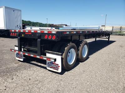 Dorsey 48x102 Steel Flatbed Trailer - Air Ride, Sliding Axle