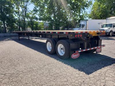 Dorsey 53x102 Steel Flatbed Trailer - Air Ride, Sliding Axle