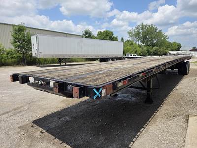 Dorsey 48x102 Steel Flatbed Trailer - Spring, Sliding Axle