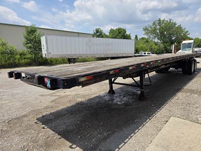 Dorsey 48x102 Steel Flatbed Trailer - Spring, Sliding Axle