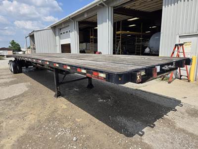 Dorsey 48x102 Steel Flatbed Trailer - Spring, Sliding Axle