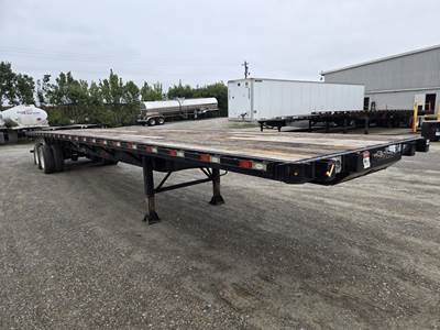Dorsey 48x102 Steel Flatbed Trailer - Spring, Sliding Axle