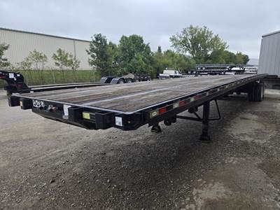 Dorsey 48x102 Steel Flatbed Trailer - Spring, Sliding Axle