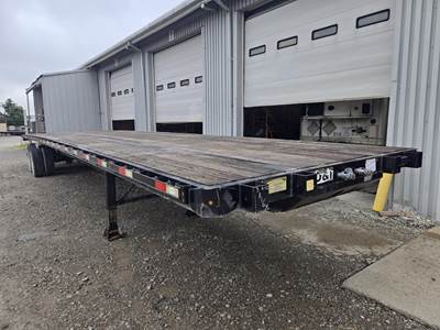 Dorsey 48x102 Steel Flatbed Trailer - Spring, Sliding Axle