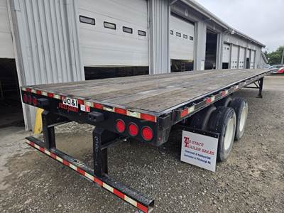 Dorsey 48x102 Steel Flatbed Trailer - Spring, Sliding Axle