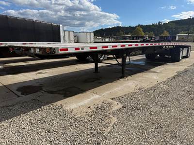 Fontaine 48x102 Steel Flatbed Trailer - Air Ride, Fixed Spread Axle