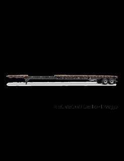 Fontaine 55x102 Steel Flatbed Trailer - Spring, Sliding Axle