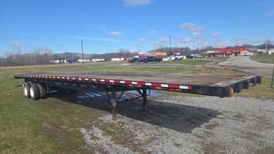 Great Dane 48x102 Steel Flatbed Trailer - Air Ride, Sliding Axle