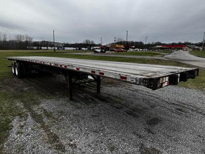 Great Dane Freedom LT 45x96 Combination Flatbed Trailer - Hendrickson, Sliding Axle