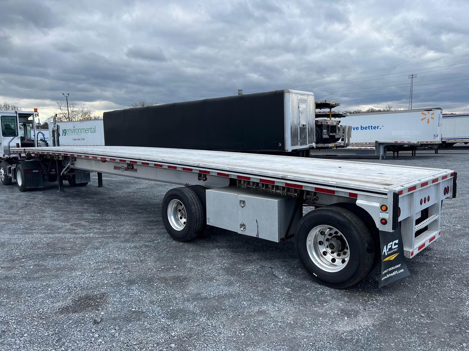 2019 MAC 48x102 Aluminum Flatbed Trailer Air Ride, Fixed Spread Axle For Sale Lancaster, PA