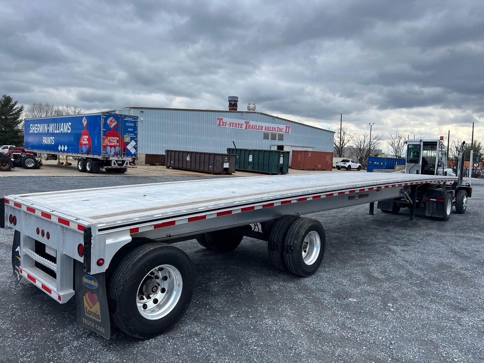 2019 MAC 48x102 Aluminum Flatbed Trailer Air Ride, Fixed Spread Axle For Sale Lancaster, PA